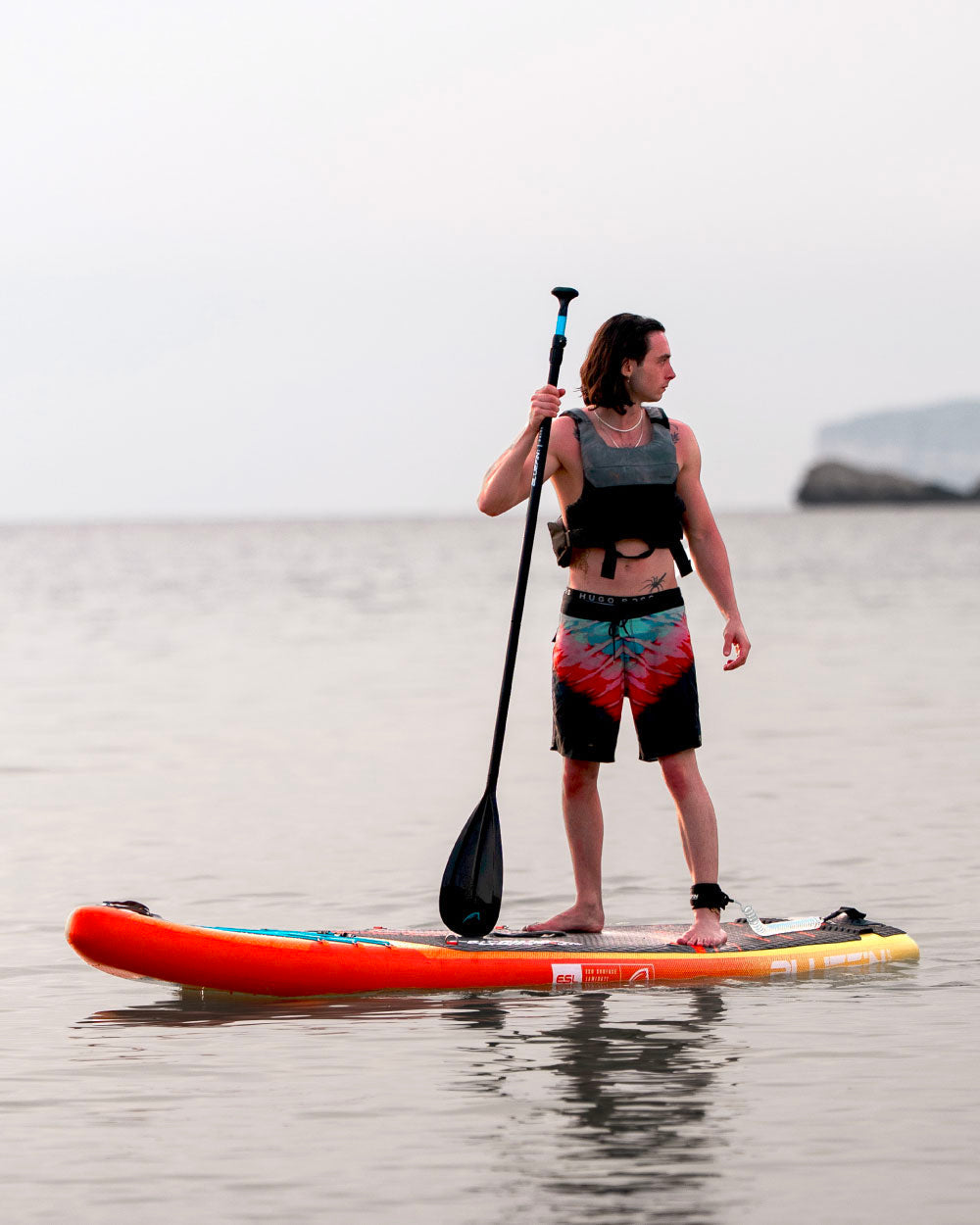 Orange Sunset Cruise Inflatable Paddleboard