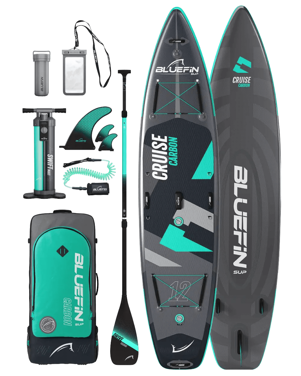 Premium Inflatable SUP Cruise Carbon 12' All-inclusive SUP package