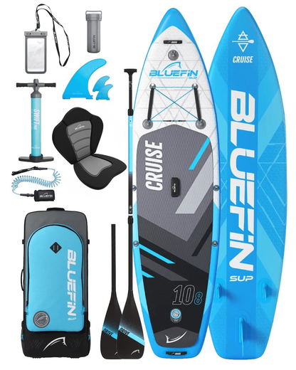 Cruise 10'8 Legacy Blue Tabla de paddle surf inflable con kit de kayak (edición 2024)
