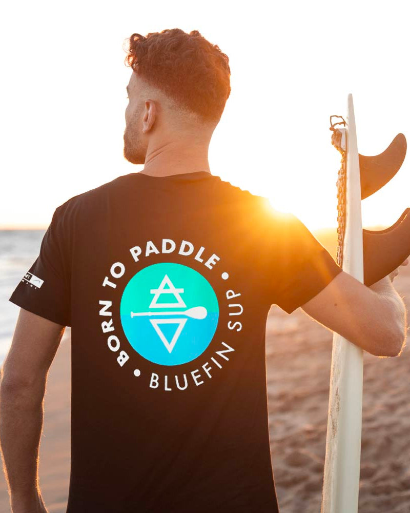 <tc>Born To Paddle</tc> Camiseta negra