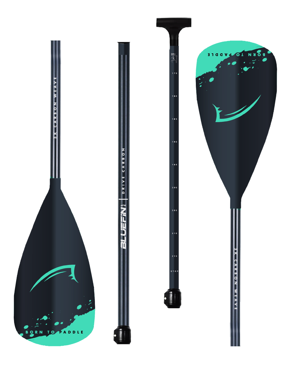 4-Piece Premium Carbon Paddle