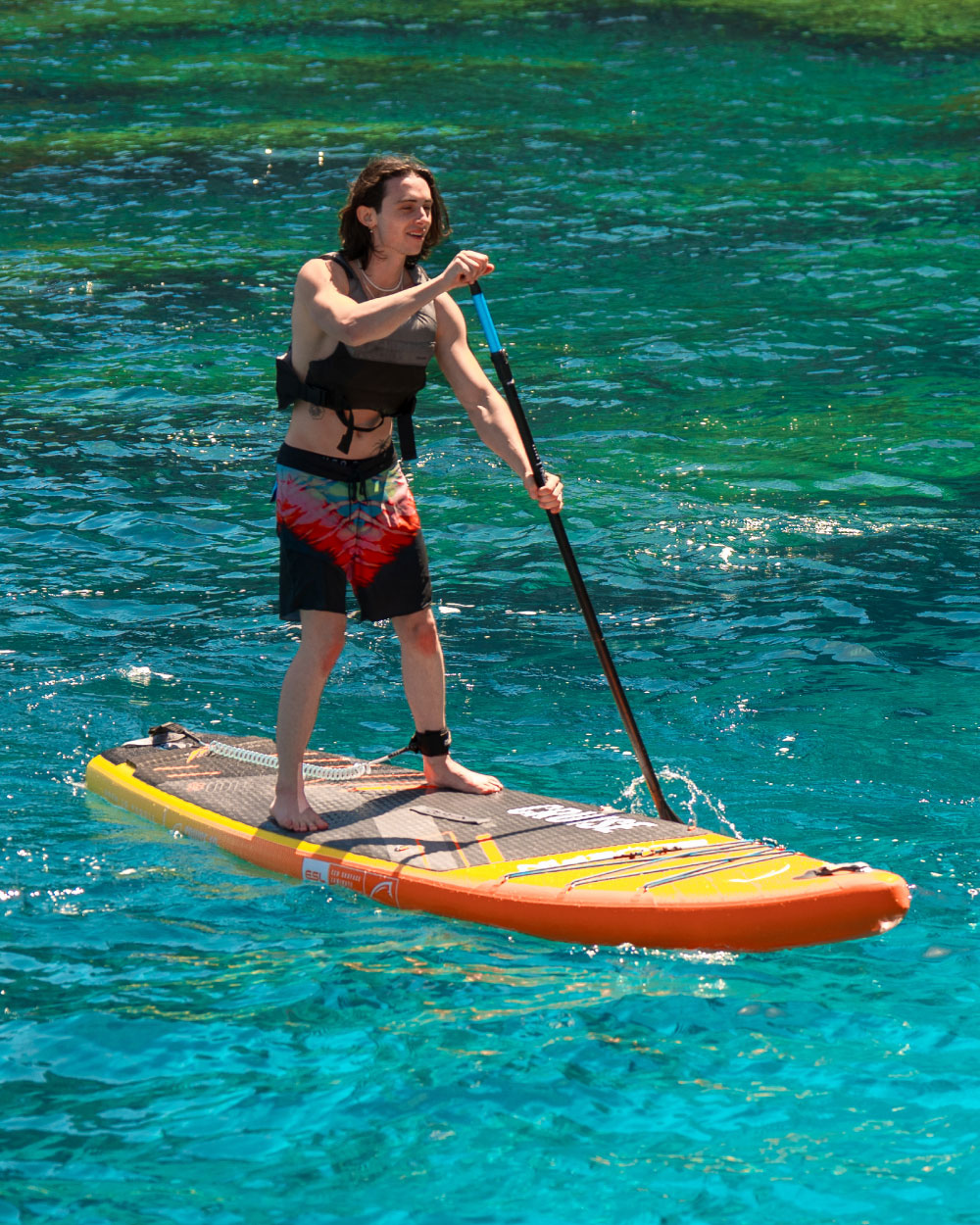 Orange Sunset Cruise Inflatable Paddleboard