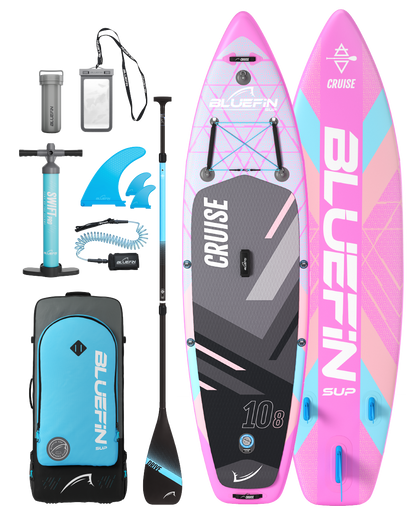 <tc>Cruise</tc> 10'8 <tc>Miami Pink</tc> Tabla de paddle surf inflable (edición 2024)