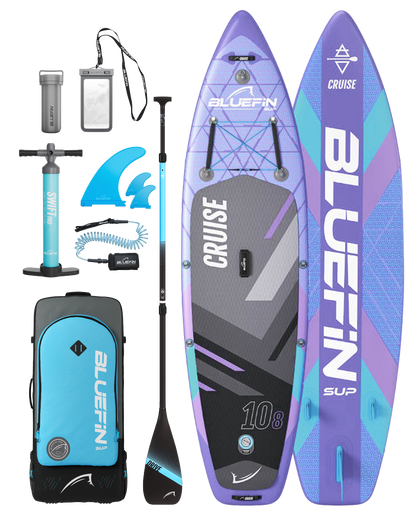 Cruise 10'8 Paddle Purple Tabla de paddle surf inflable (edición 2024)
