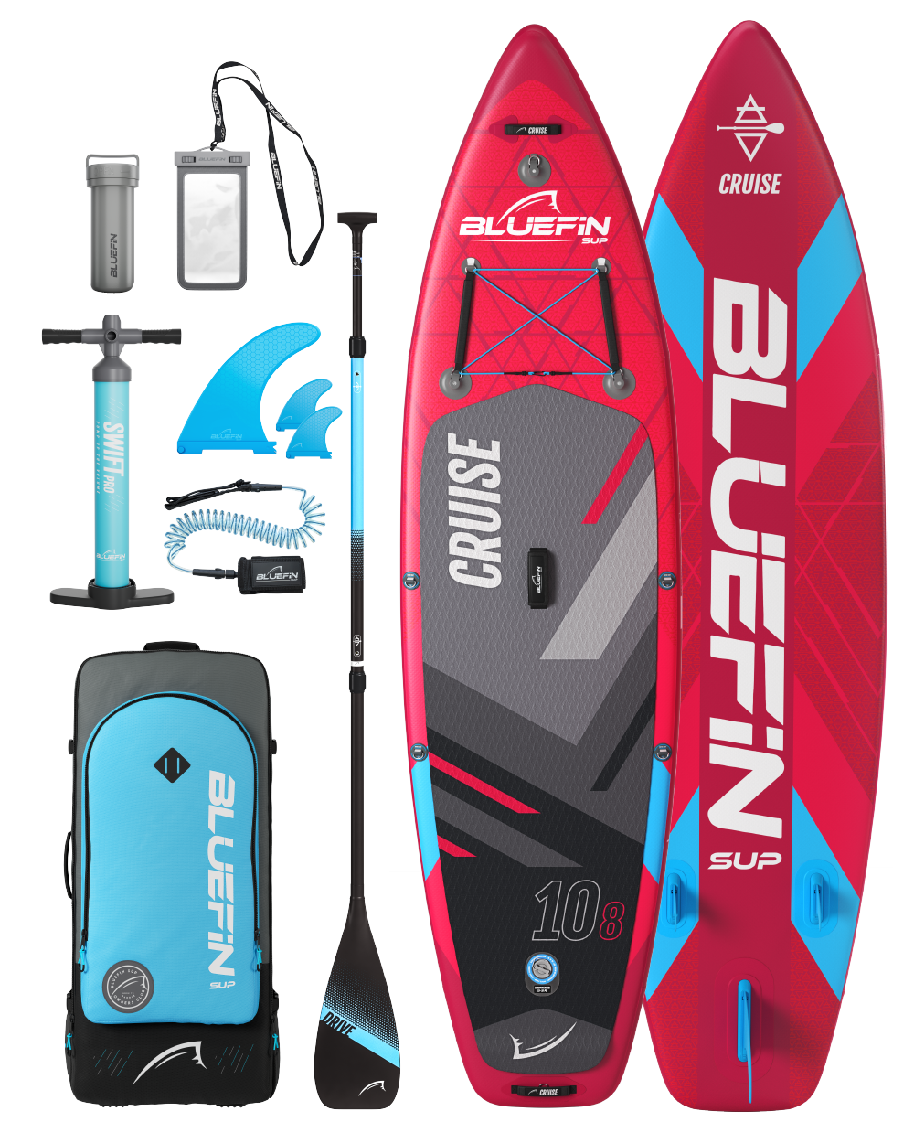 <tc>Cruise</tc> 10'8 <tc>Berry Red</tc> Tabla de paddle surf inflable (edición 2024)