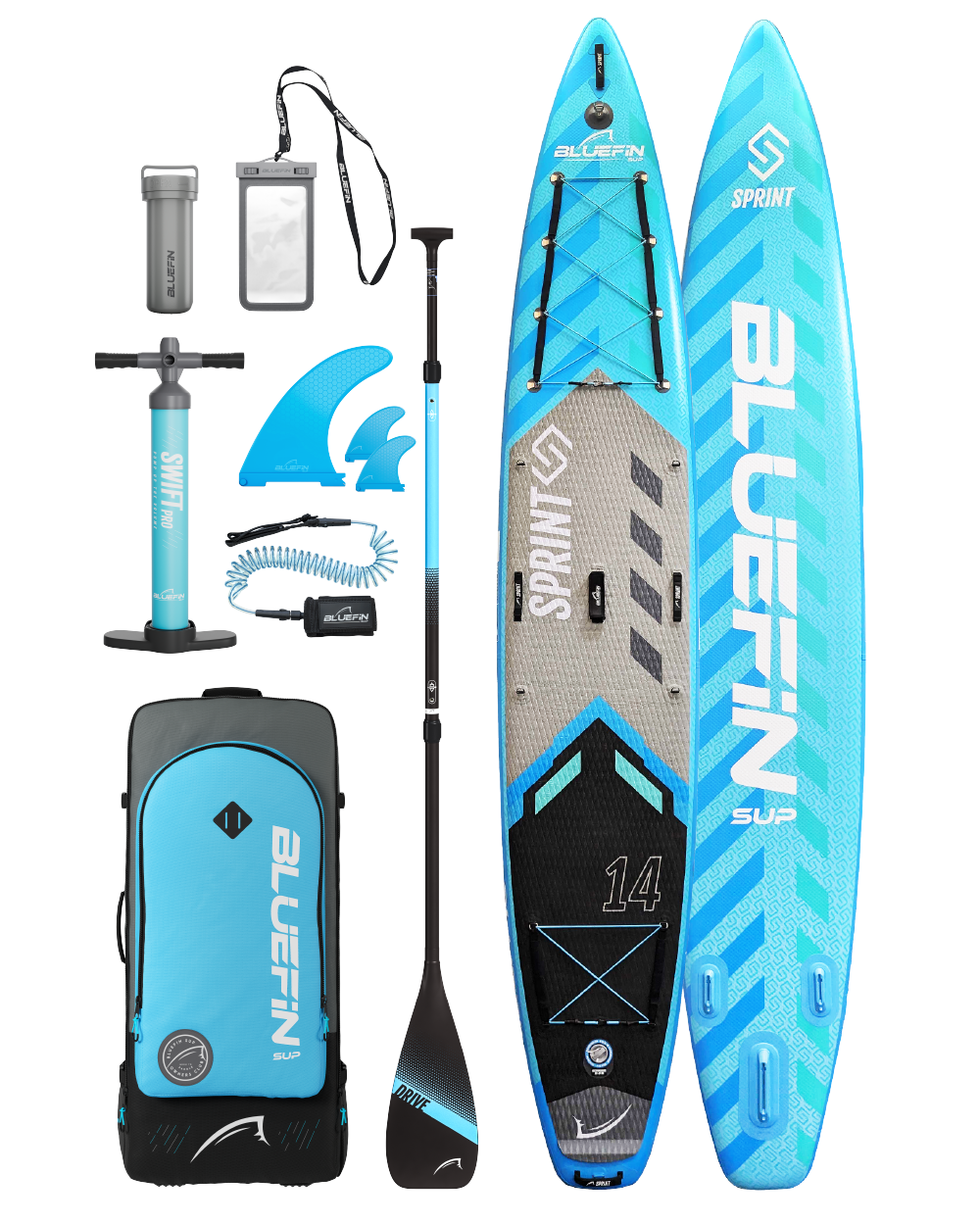 <tc>Sprint</tc> Tabla de paddle surf inflable de 14 pies