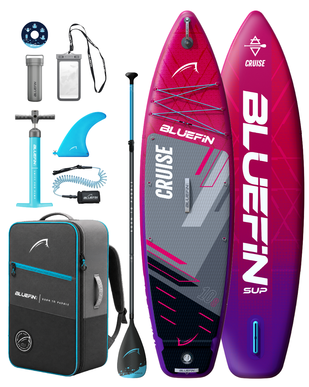 <tc>Cruise</tc> Tabla de Paddle Inflable 10'8 SUP - Rojo