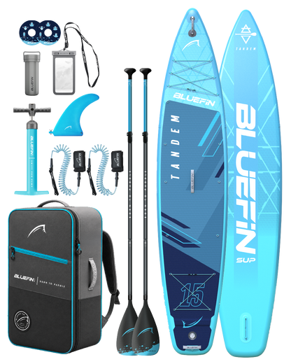 Tandem 15' Inflatable SUP Paddleboard