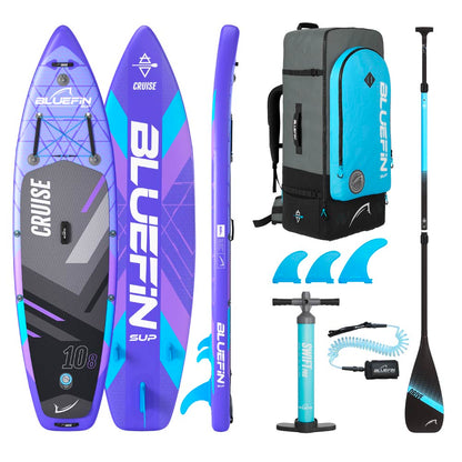 Cruise 10'8 Paddle Purple Inflatable Paddleboard (2024 Edition)