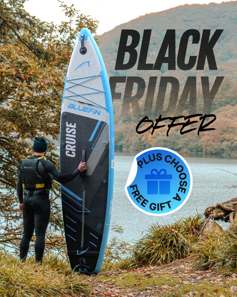 <tc>Cruise</tc> Tabla de Paddle Inflable 10'8 SUP - Azul