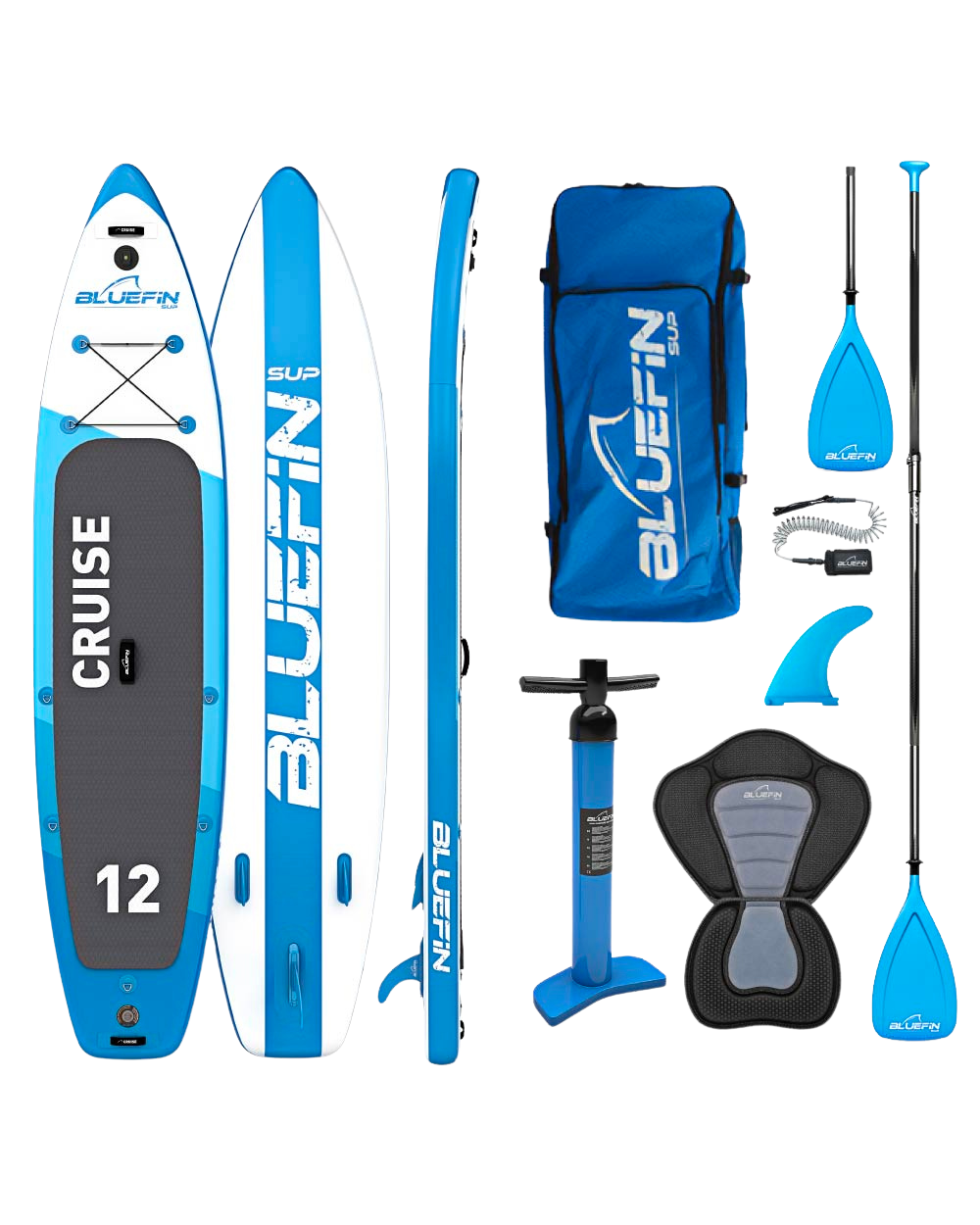 Cruise 12' Inflatable SUP Paddleboard